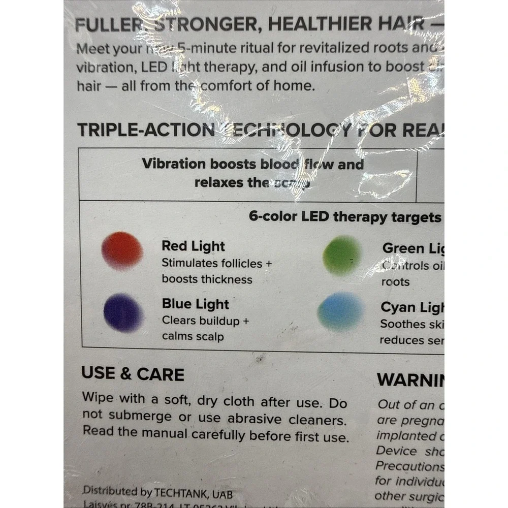 Scalpistry Scalp‎ & Hair Growth Therapy Comb New Sealed